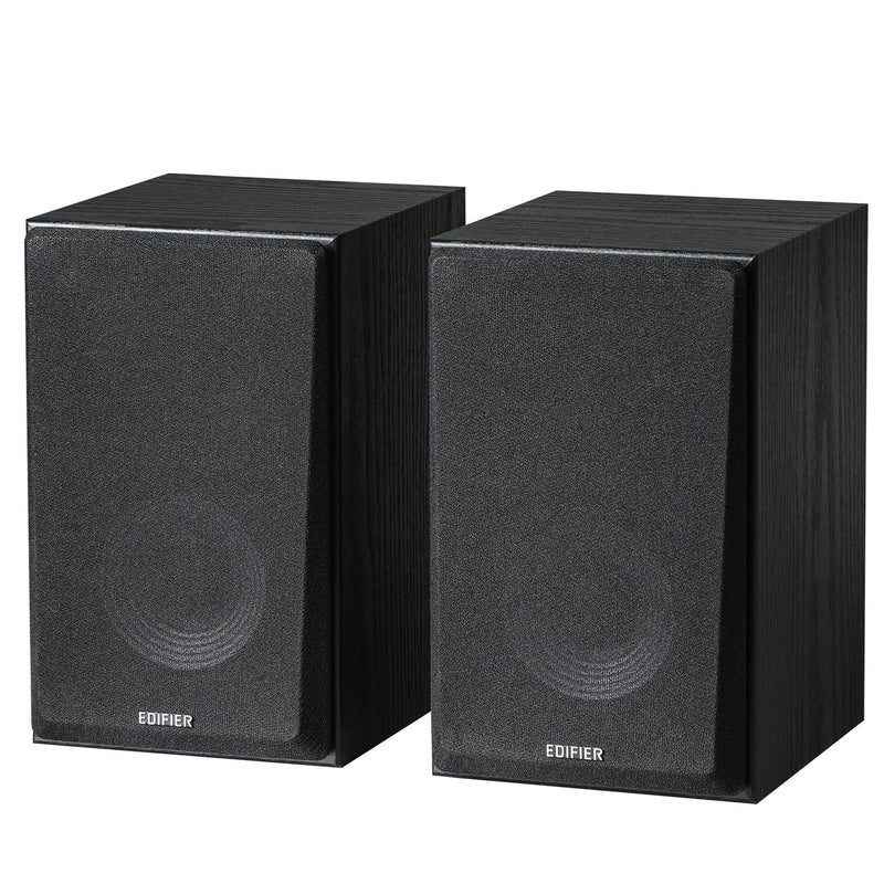Edifier - R990BT 4" 24-Watt Powered Bookshelf Speakers with 24W Bluetooth 5.4 Silk Dome Tweeters and Preset Audio Options (Pair) - Black
