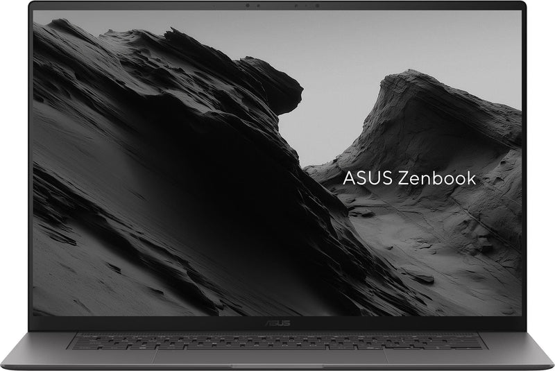 ASUS - Zenbook S16 16" 3K OLED Touch Screen Laptop - Copilot+ PC - AMD Ryzen AI 9 465 - 32GB RAM - 1TB SSD - Antrim Gray