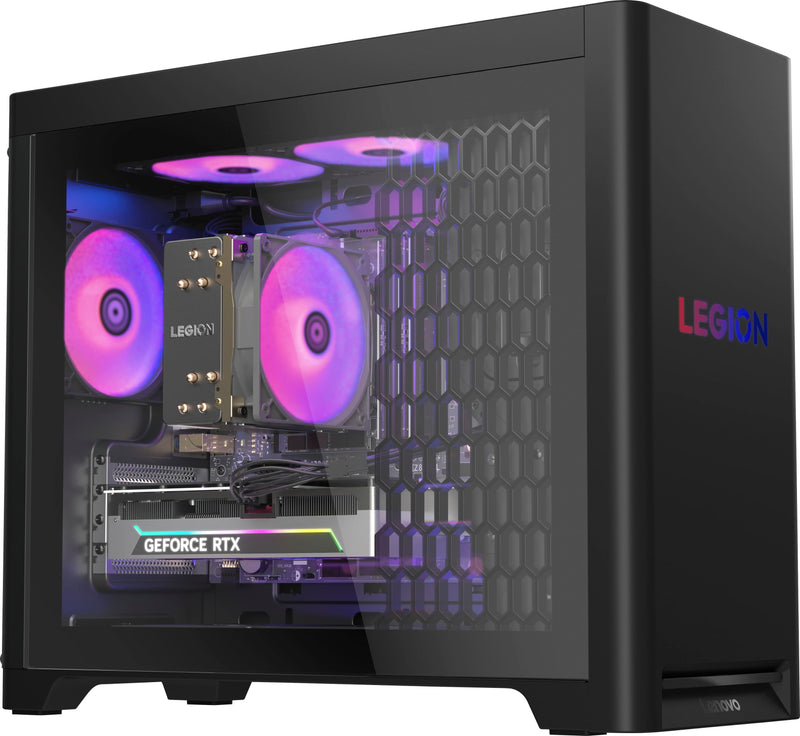 Lenovo - Legion Tower 5 Gaming Desktop - AMD Ryzen 7 7800X3D - 32GB Memory - NVIDIA GeForce RTX 5070 - 1TB SSD - Eclipse Black