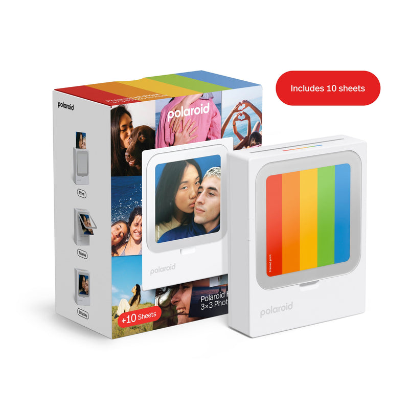 Polaroid - Hi-Print 3x3 Pocket Photo Printer - +10 Sheets - White