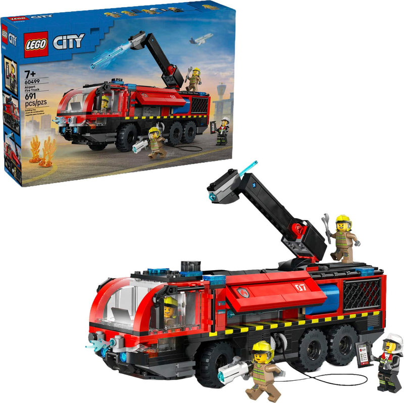 LEGO - City Airport Fire Truck Toy Building Set 60499