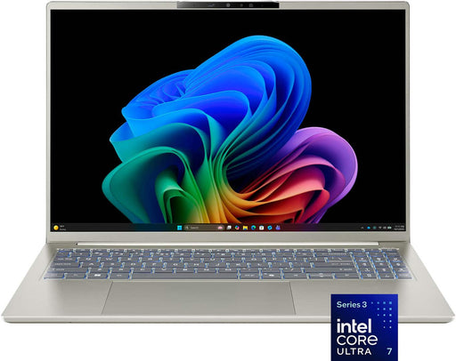 Acer - Swift Go 16 AI - Copilot+ PC - 16" OLED Touch Laptop - Intel Core Ultra 7 355 2026 - 16GB Memory  1TB Storage - Vapor Silver