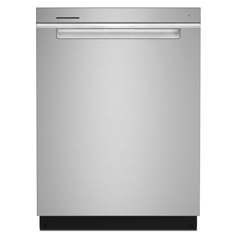 Whirlpool - 24 inch Top Control Built-In Stainless Steel Tub Dishwasher with 3rd Rack AI Intelligent Wash 47 dBA - Stainless Steel