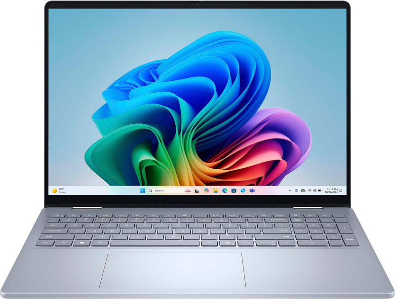 Dell - Plus - Copilot+ PC - 16" 2K 2-in-1 Touchscreen Laptop - Intel Core Ultra 7 256V 2024 - 16GB Memory - 1TB Storage - Ice Blue