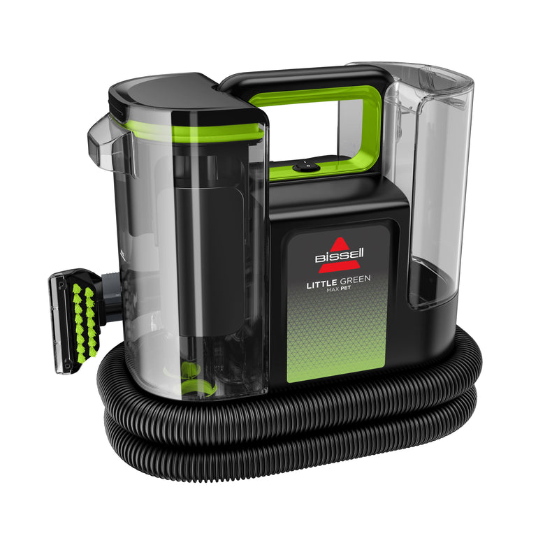 BISSELL - Little Green Max Pet Handheld Deep Cleaner - Black with Cha Cha Lime Accents