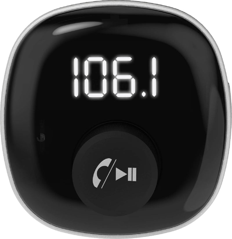 Scosche - BTFREQ Bluetooth FM TransmitterDual 12W USB-C and USB-A Charging Ports - Black