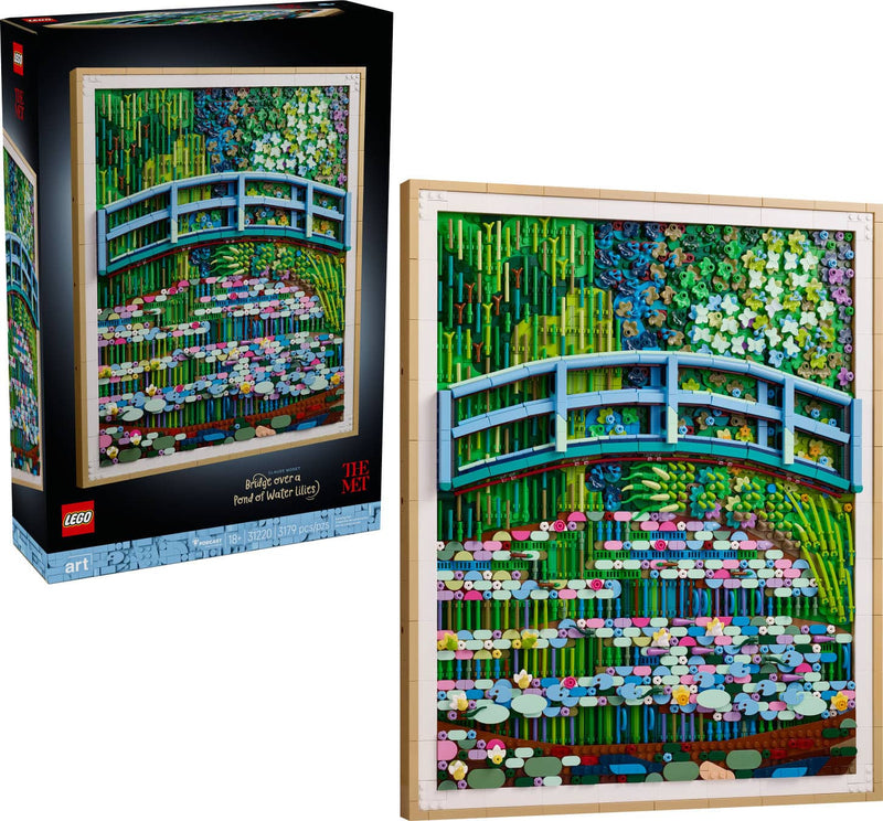 LEGO - Art Claude Monet  Bridge Over a Pond of Water Lilies 31220