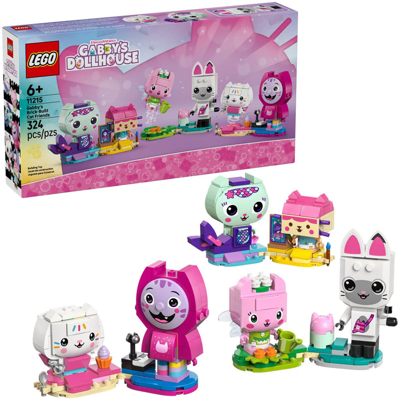 LEGO - Gabby’s Dollhouse Gabby’s Brick-Built Cat Friends 11215