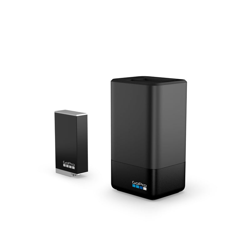 GoPro - Enduro Dual Battery Charger and Lithium-ion Battery for MAX