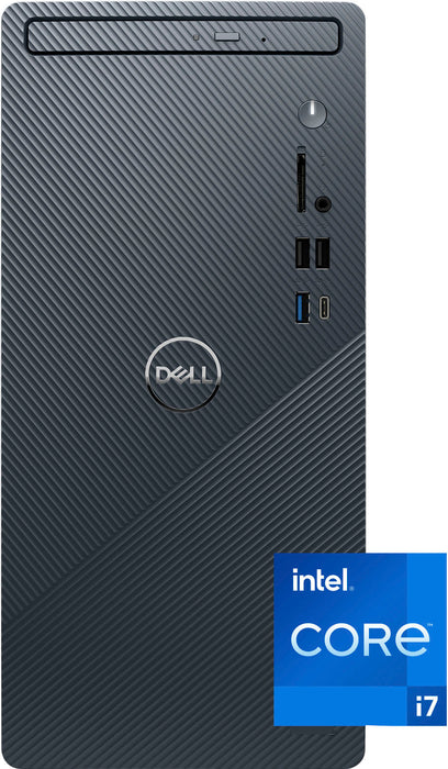 Dell - Inspiron Desktop (3030) - Intel Core i7 processor (14 gen) - 16GB Memory - 1TB SSD - Mist Blue