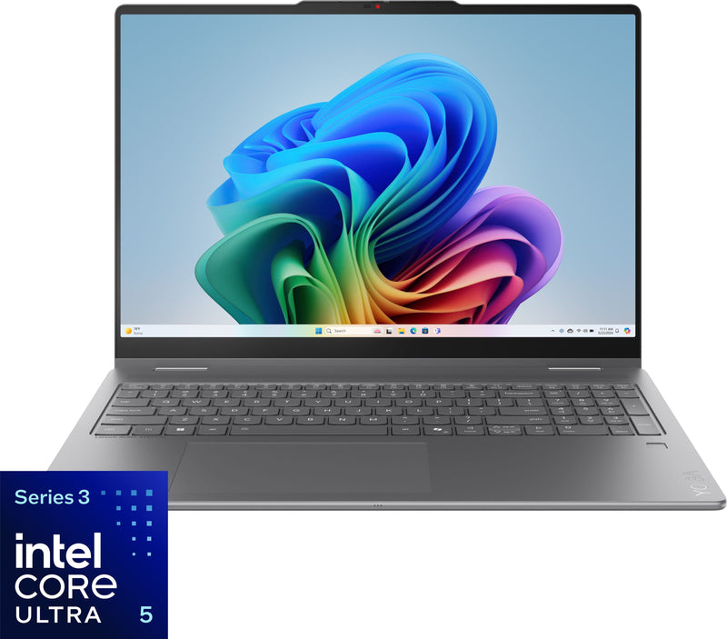 Lenovo - Yoga 7i 2-in-1 16" 2K Touchscreen Laptop - Intel Core Ultra 5 Processor 322 2026 - 16GB Memory - 512GB SSD - Luna Grey