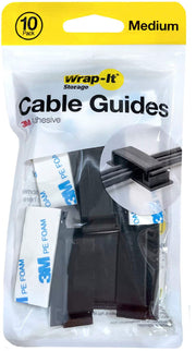 Wrap-It Storage - Cable Guides - Black