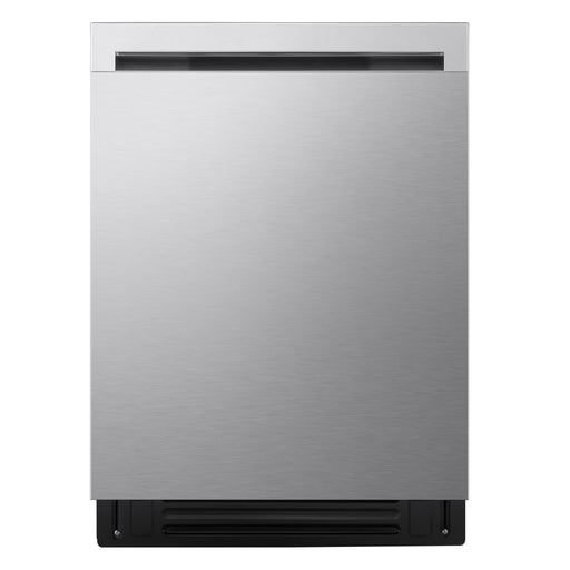 LG - FlushFit 24" Top Control Smart Built-In Dishwasher with 3rd Rack QuadWash Pro and 46dBA - Stainless Steel