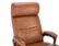 Serta - Comfort Big and Tall Modern Bonded Leather Executive Office Chair - Cognac