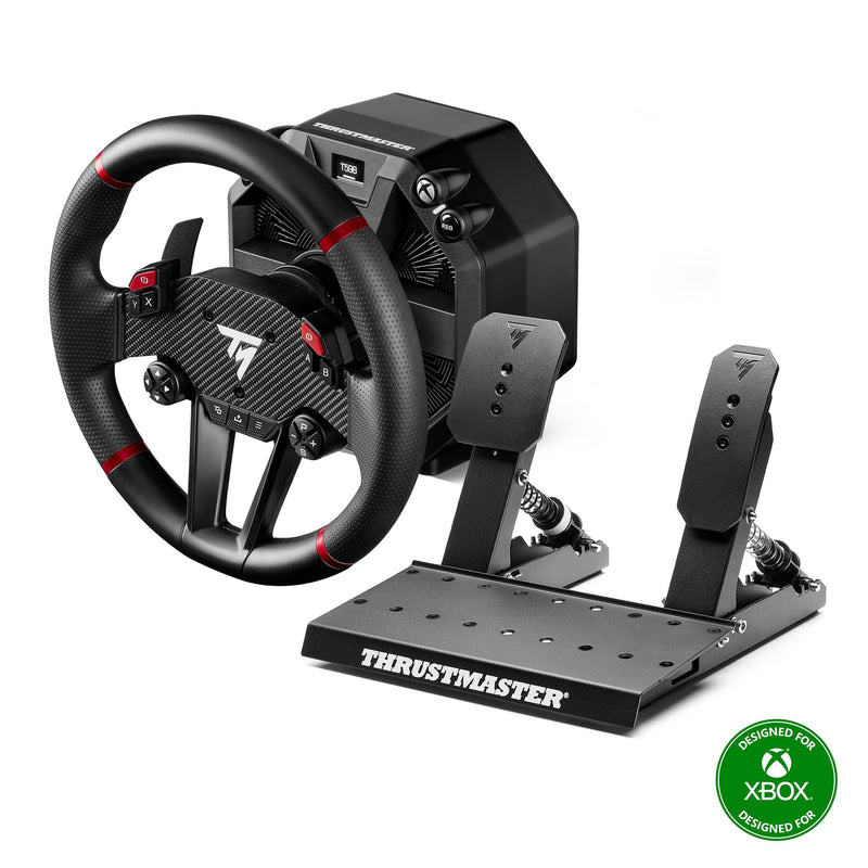 Thrustmaster - T598X Direct Axial Drive Force Feedback Racing Wheel and Pedal Set for Xbox One Xbox Series X Xbox Series S Windows - Black